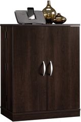 Sauder Beginnings Multimedia Storage Cabinet Cinnamon Cherry