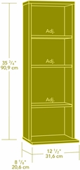 Sauder Beginnings Multimedia Storage Tower Highland Oak