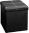 Sauder Beginnings Small Ottoman Duraplush Black