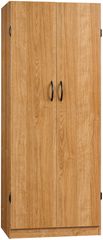 Sauder Beginnings Storage Cabinet 1 Adjustable & 1 Fixed Shelf Highland Oak