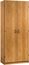 Sauder Beginnings Storage Cabinet 4 Adjustable Shelves Highland Oak