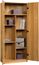 Sauder Beginnings Storage Cabinet 4 Adjustable Shelves Highland Oak