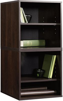 Sauder Beginnings Transitional 2 Pack Cube Cinnamon Cherry