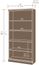 Sauder Camden County 36" W Library Planked Cherry