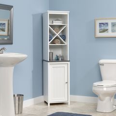 Sauder Caraway Linen Tower Soft White