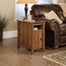 Sauder Carson Forge Chairside Table Washington Cherry