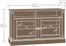 Sauder Carson Forge Panel 47" TV Stand Washington Cherry