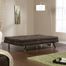 Sauder Durant Click Clack Convertible Sofa Microfiber Chocolate
