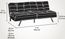 Sauder Durant Convertible Sofa Microfiber Black