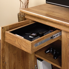Sauder French Mills 60" Entertainment Credenza American Chestnut