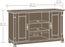 Sauder French Mills Panel 42" TV Stand American Chestnut