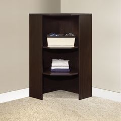 Sauder Hanover Closets Corner Unit Jamocha Wood