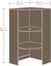 Sauder Hanover Closets Corner Unit Oiled Oak