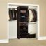 Sauder Hanover Closets Wide Starter Kit Jamocha Wood