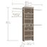 Sauder Hanover Closets Wide Starter Kit Jamocha Wood