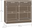 Sauder Homeplus 2 Drawer Console Sienna Oak
