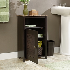 Sauder Peppercorn Floor Cabinet Cinnamon Cherry