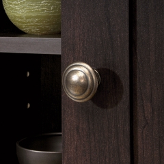 Sauder Peppercorn Wall Cabinet Cinnamon Cherry