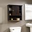 Sauder Peppercorn Wall Cabinet Cinnamon Cherry