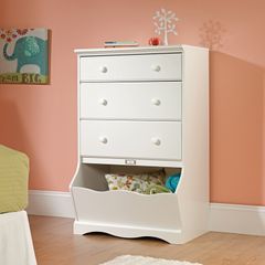 Sauder Pogo 3-Drawer Chest Soft White