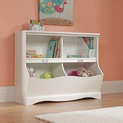 Sauder Pogo Kids Bookcase / Footboard Soft White