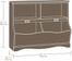 Sauder Pogo Kids Bookcase / Footboard Soft White