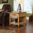 Sauder Registry Row Smartcenter Side Table Amber Pine