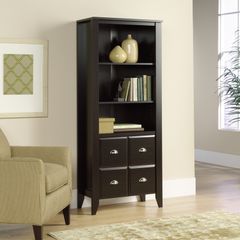 Sauder Shoal Creek Library With Doors Jamocha Wood