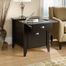 Sauder Shoal Creek Smartcenter Side Table Jamocha Wood