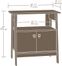 Sauder Stockbridge Technology Pier Jamocha Wood