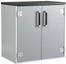 Sauder Tuff Duty 2-Door Base Cabinet Polished Silver - Sauder Furniture - 409261