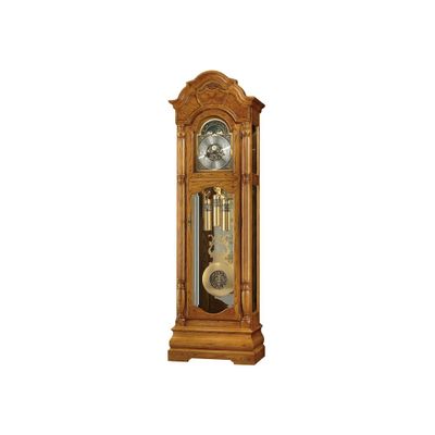 Scarborough Grandfather Clock in Legacy Oak - Howard Miller