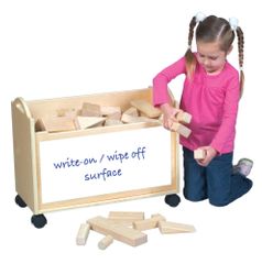School Supply Block Cart - Guidecraft - G97056