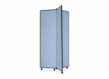 Screenflex 3 Panel Mobile Display Tower in Blue - SCXCDS683CB