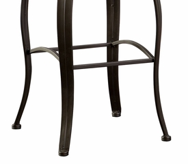 Scroll Back Bar Stool - Bronze with Muted Copper - Powell Furniture - 222-486