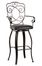 Scroll Back Bar Stool - Bronze with Muted Copper - Powell Furniture - 222-486