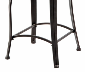 Scroll Back Counter Stool - Bronze with Muted Copper - Powell Furniture - 222-726