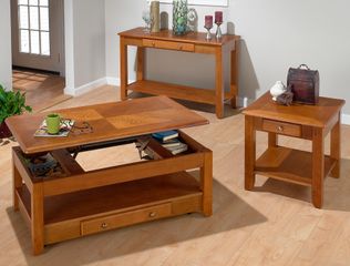 Sedona Oak 3PC Accent Table Set - 480-1