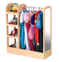 See and Store Dress Up Center in Natural - Guidecraft - G98102