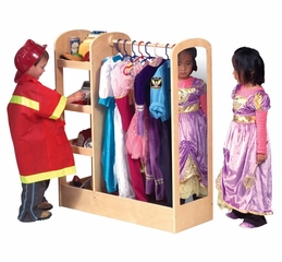 See and Store Dress Up Center in Natural - Guidecraft - G98102