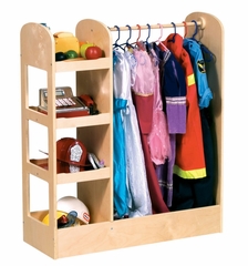 See and Store Dress Up Center in Natural - Guidecraft - G98102