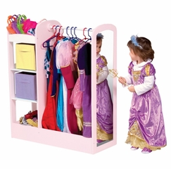 See and Store Dress Up Center in Pastel - Guidecraft - G98103