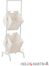 SEI 2-Tier Basket Storage - White