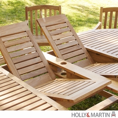 SEI 9 Piece Teak Dining Set