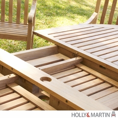 SEI 9 Piece Teak Dining Set