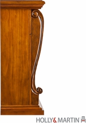 SEI Cardona Gel Fuel Fireplace - Walnut