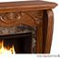 SEI Cardona Gel Fuel Fireplace - Walnut