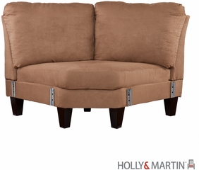 SEI Carlton 3pc Sectional - Sofa / Loveseat / Wedge - Mocha