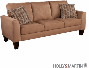 SEI Carlton 3pc Sectional - Sofa / Loveseat / Wedge - Mocha