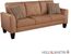 SEI Carlton 3pc Sectional - Sofa / Loveseat / Wedge - Mocha